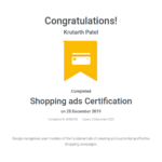 Shopping ads Certification
